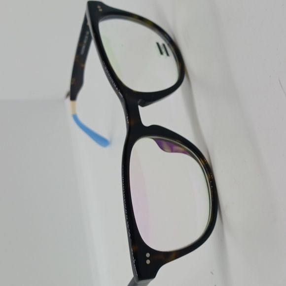 NWT WOMEN'S TOMS EYEGLASS FRAMES ISA TORTOISE LIGHT BLUE - Picture 3 of 4